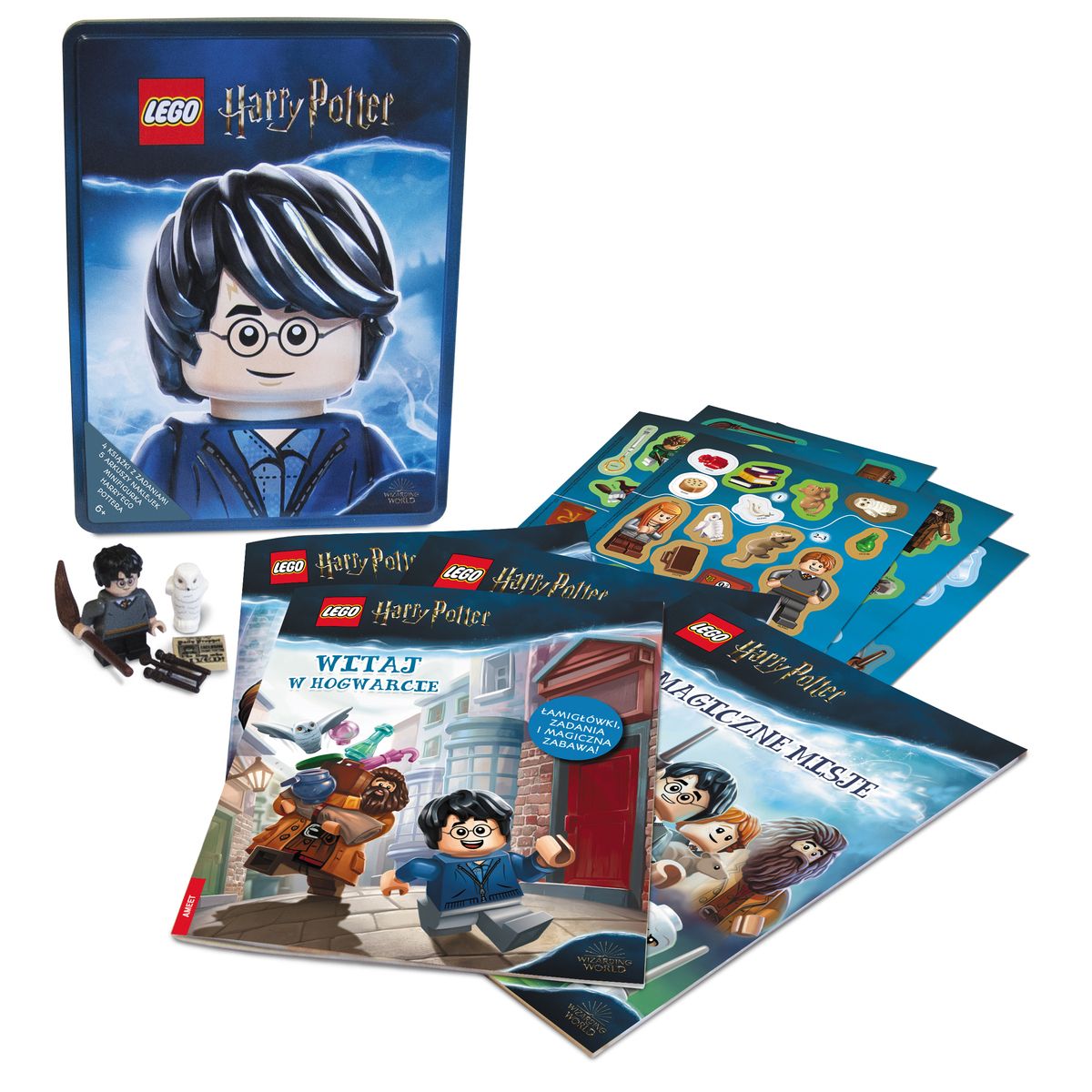 Książka dla dzieci Ameet LEGO® Harry Potter™. Zestaw książek z klockami LEGO (TIN6401)