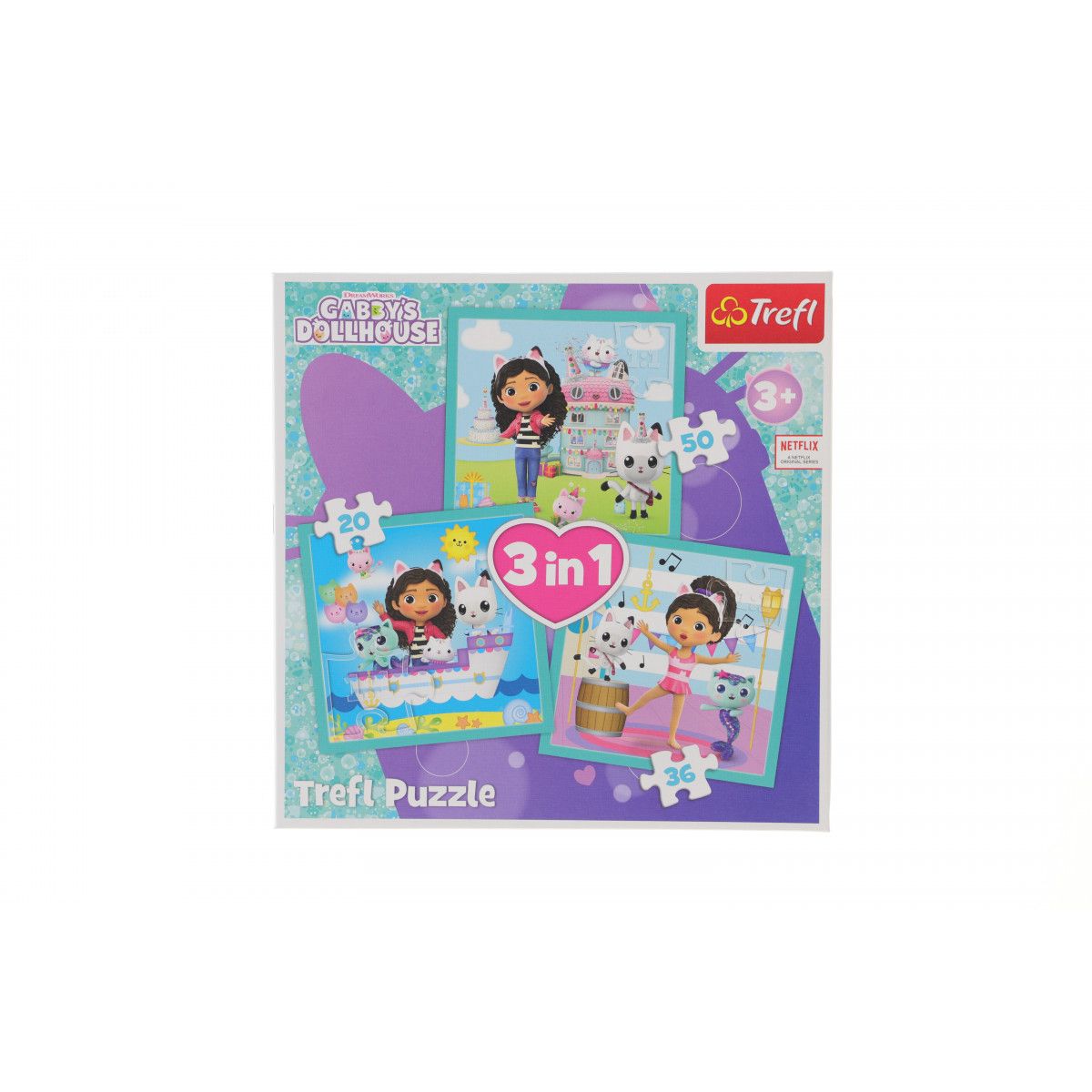 Puzzle Trefl Gabbi Aktywności Gabbi 3w1 el. (34871)