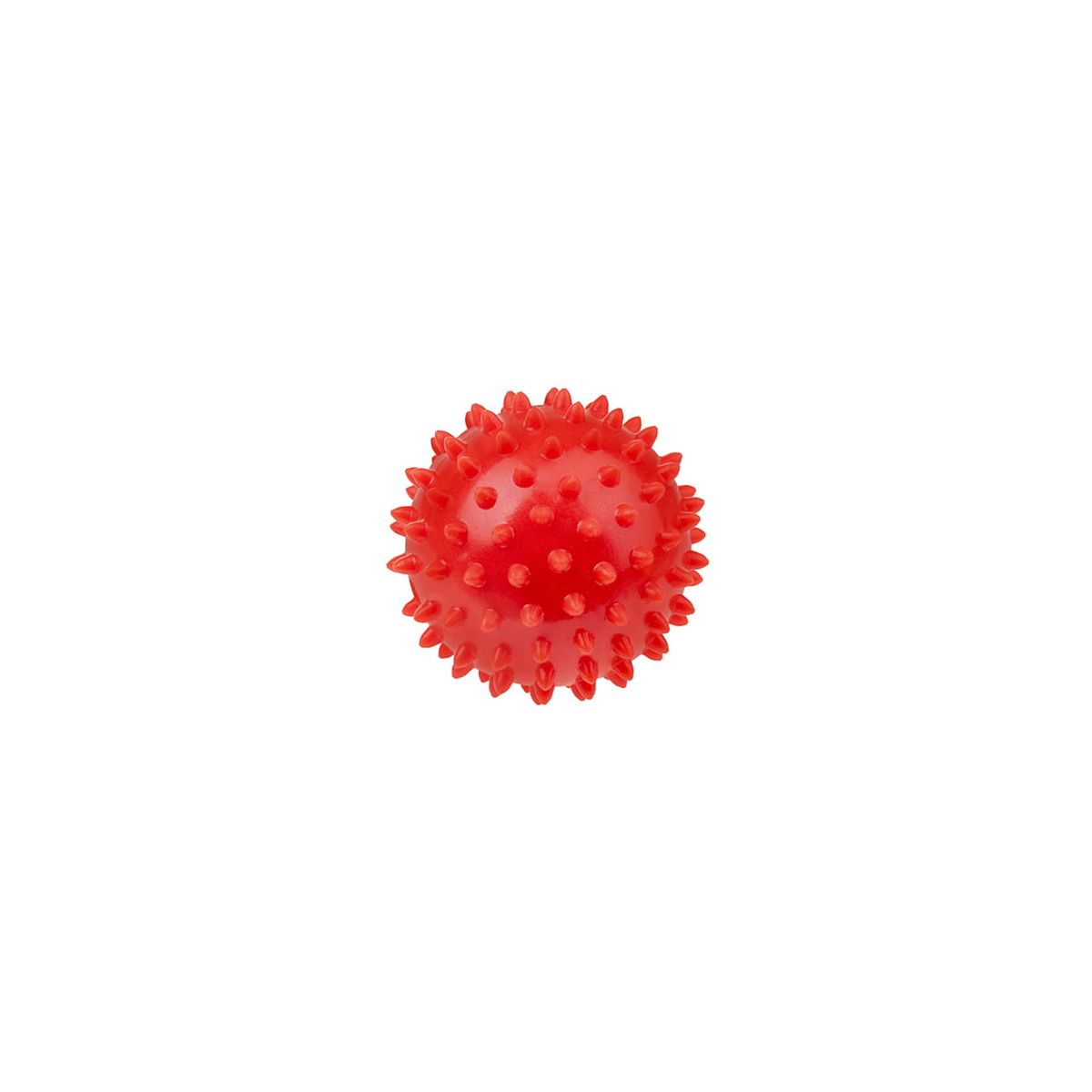 Piłka do masażu rehabilitacyjna 7,6cm czerwona guma Tullo (434)