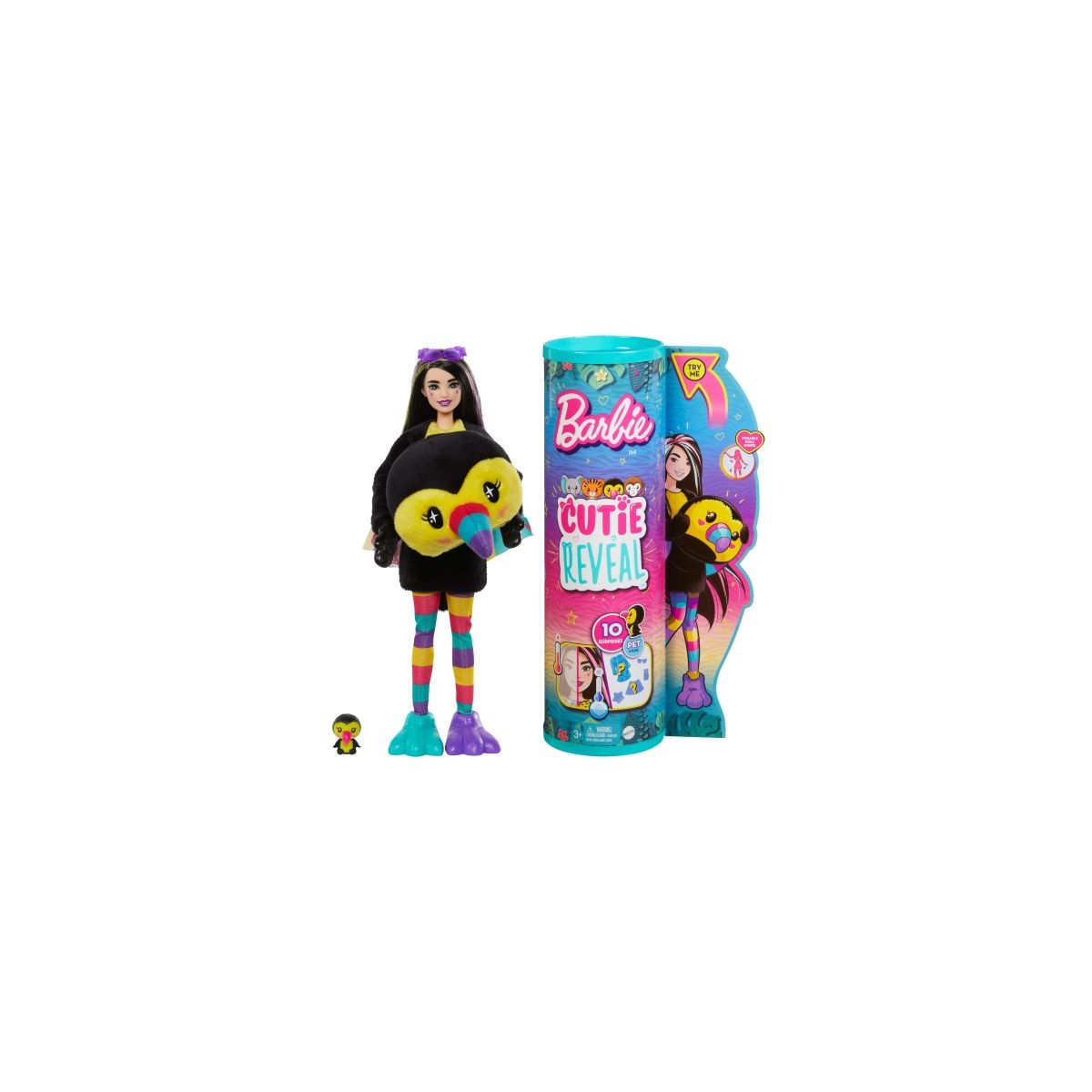 Lalka Cutie Reveal Tukan [mm:] 290 Barbie (HKR00)