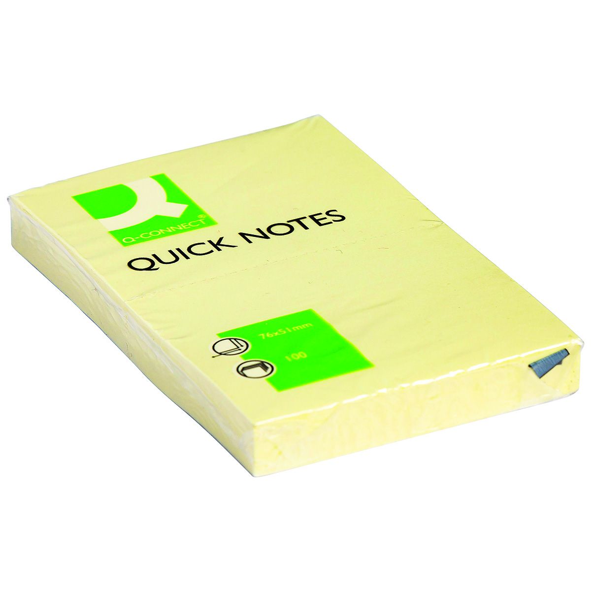 Notes samoprzylepny Q-Connect żółty 100k [mm:] 51x76 (KF10501)