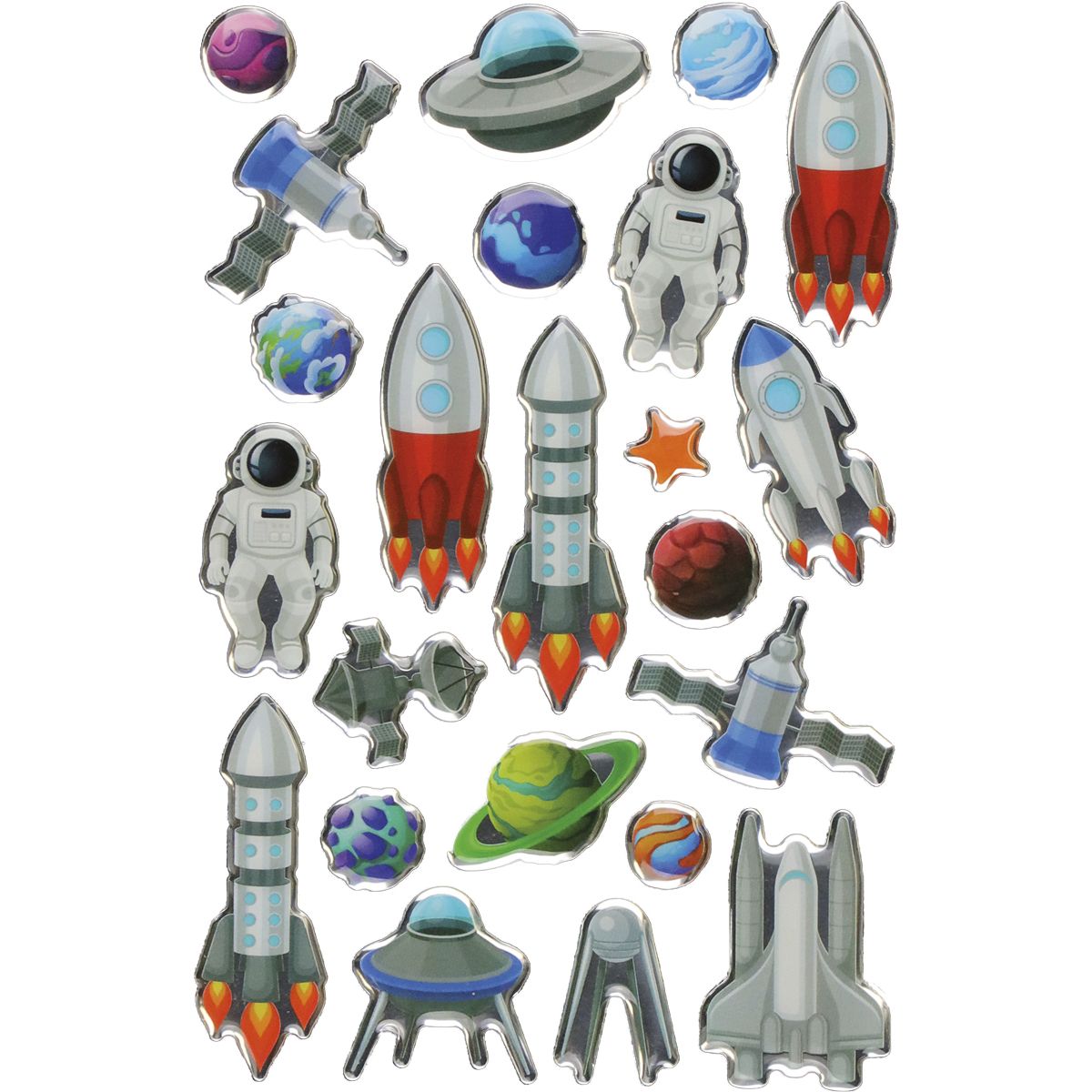 Naklejka (nalepka) Craft-Fun Series kosmos Titanum (HFF-2)