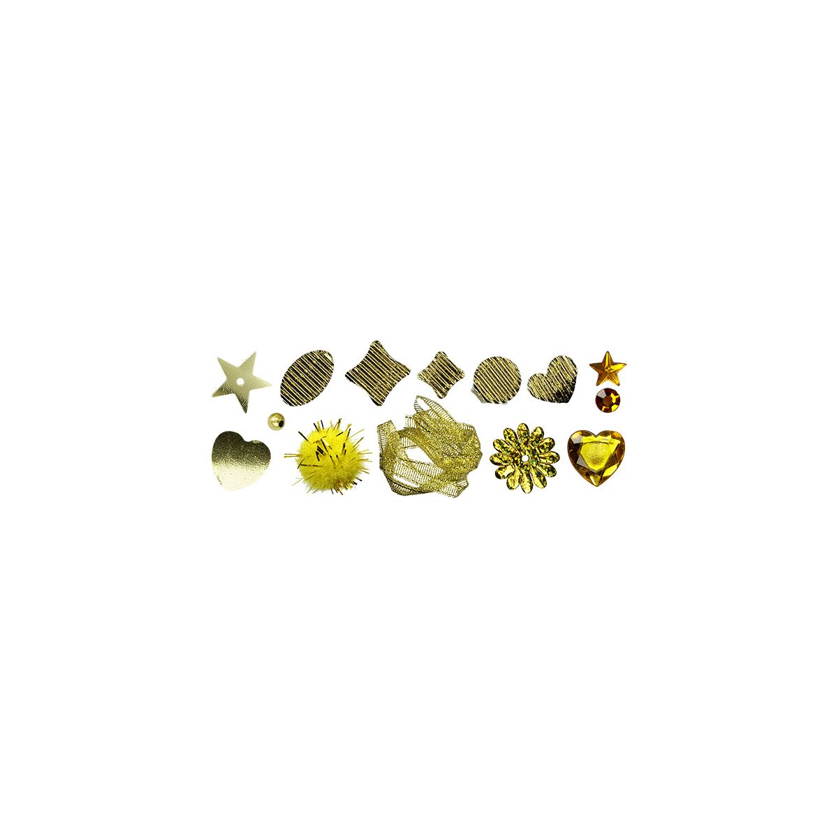 Zestaw dekoracyjny Titanum Craft-Fun Series zestaw do dekoracji złoty (182206-1)