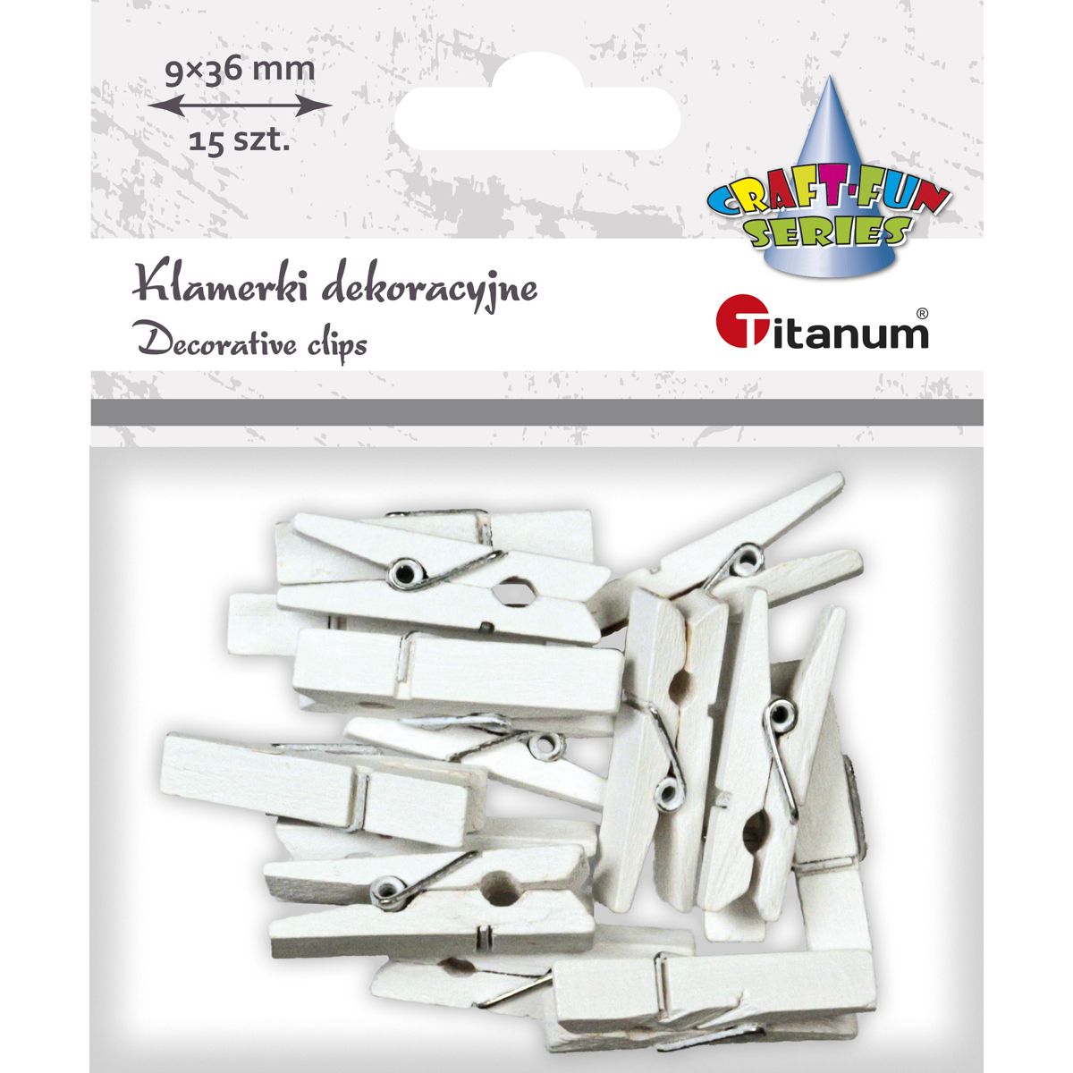Ozdoba drewniana Titanum Craft-Fun Series klamerki (C292)