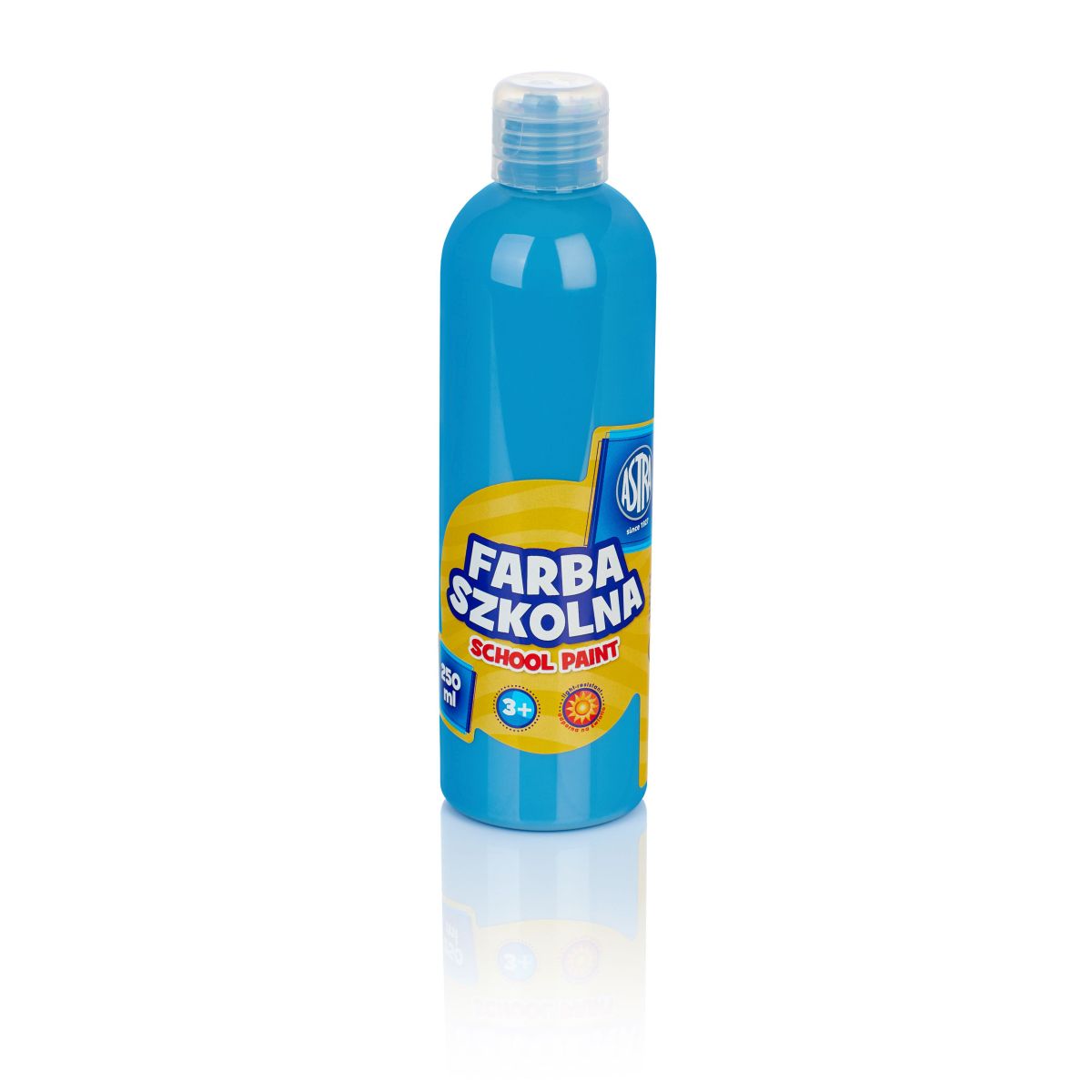 Farby plakatowe Astra szkolne kolor: niebieski 250ml 1 kolor.