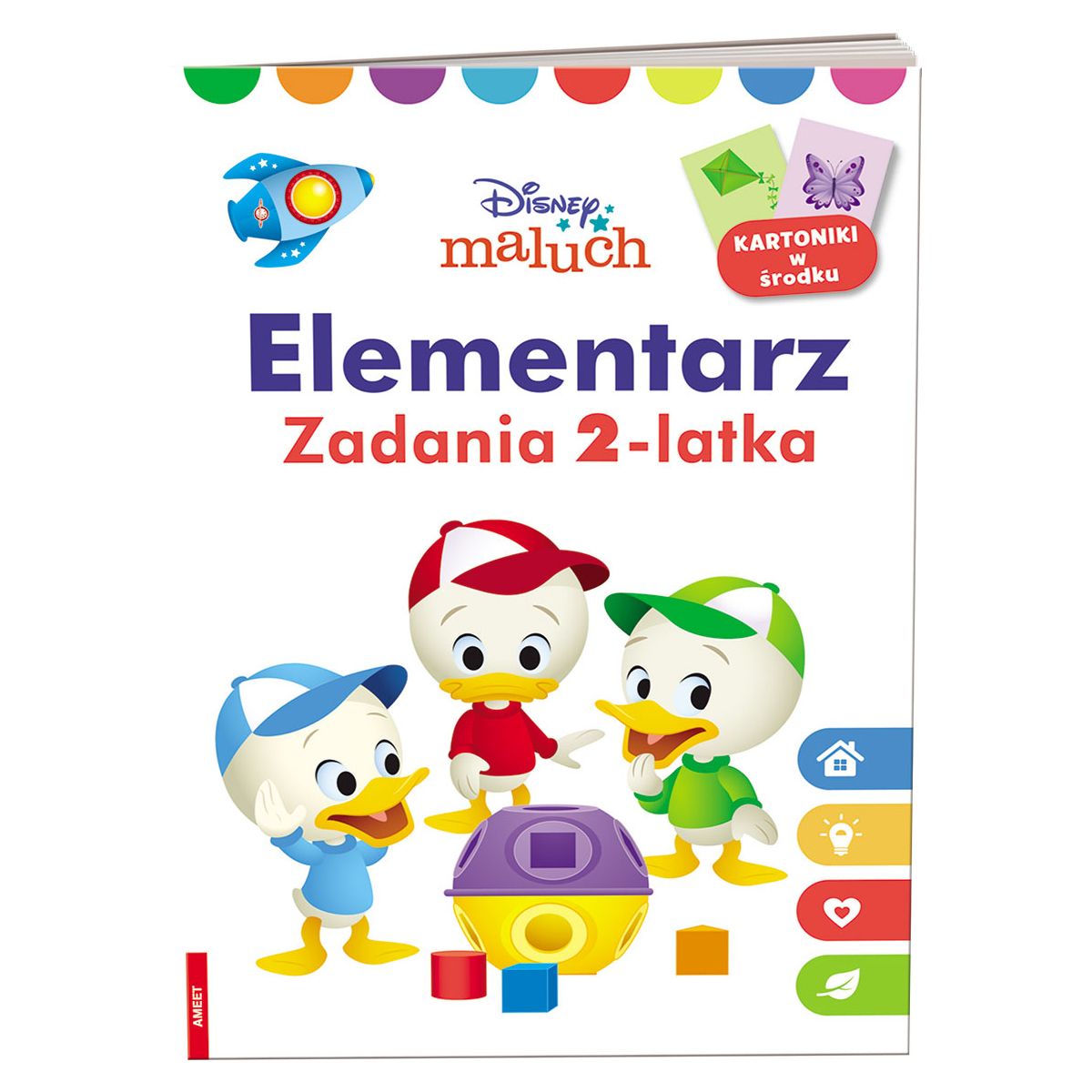 Książka dla dzieci Elementarz. Zadania 2-latka Ameet (MCK9201)
