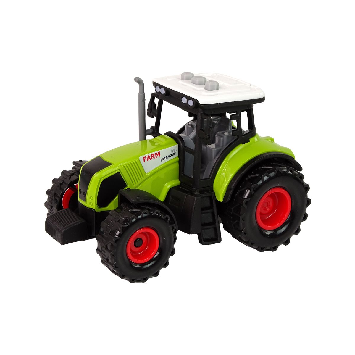 Traktor Lean z Maszynami Przyczepa Cysterna Dźwięki LED (15221)