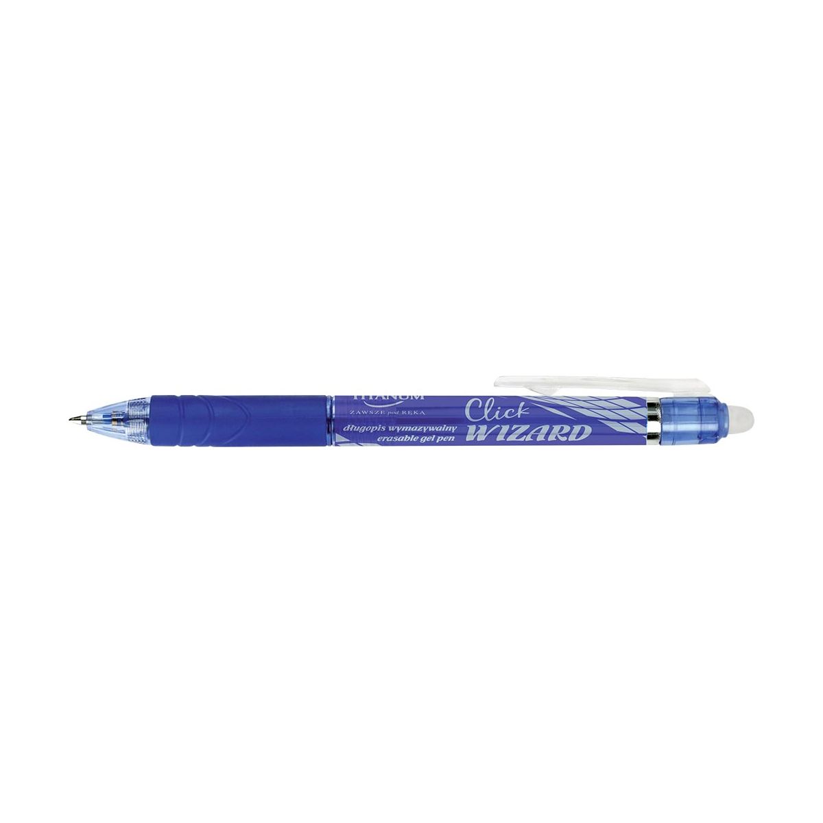 Długopis Titanum Click Wizard niebieski 0,7mm