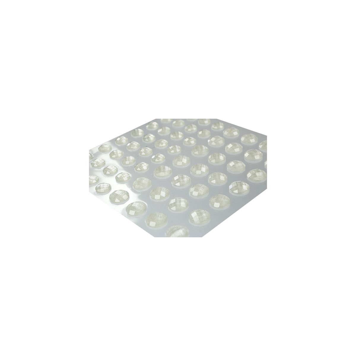 Kryształki Titanum Craft-Fun Series samoprzylepne 50 szt białe (DIY1801A)