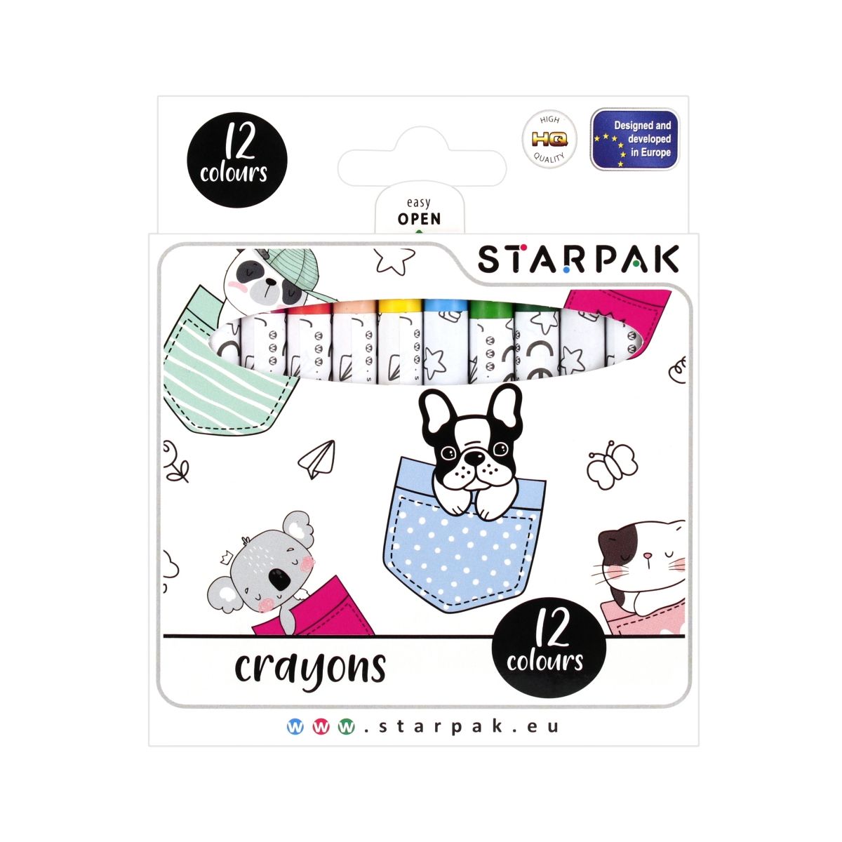 Kredki ołówkowe Starpak Minisy (490945)