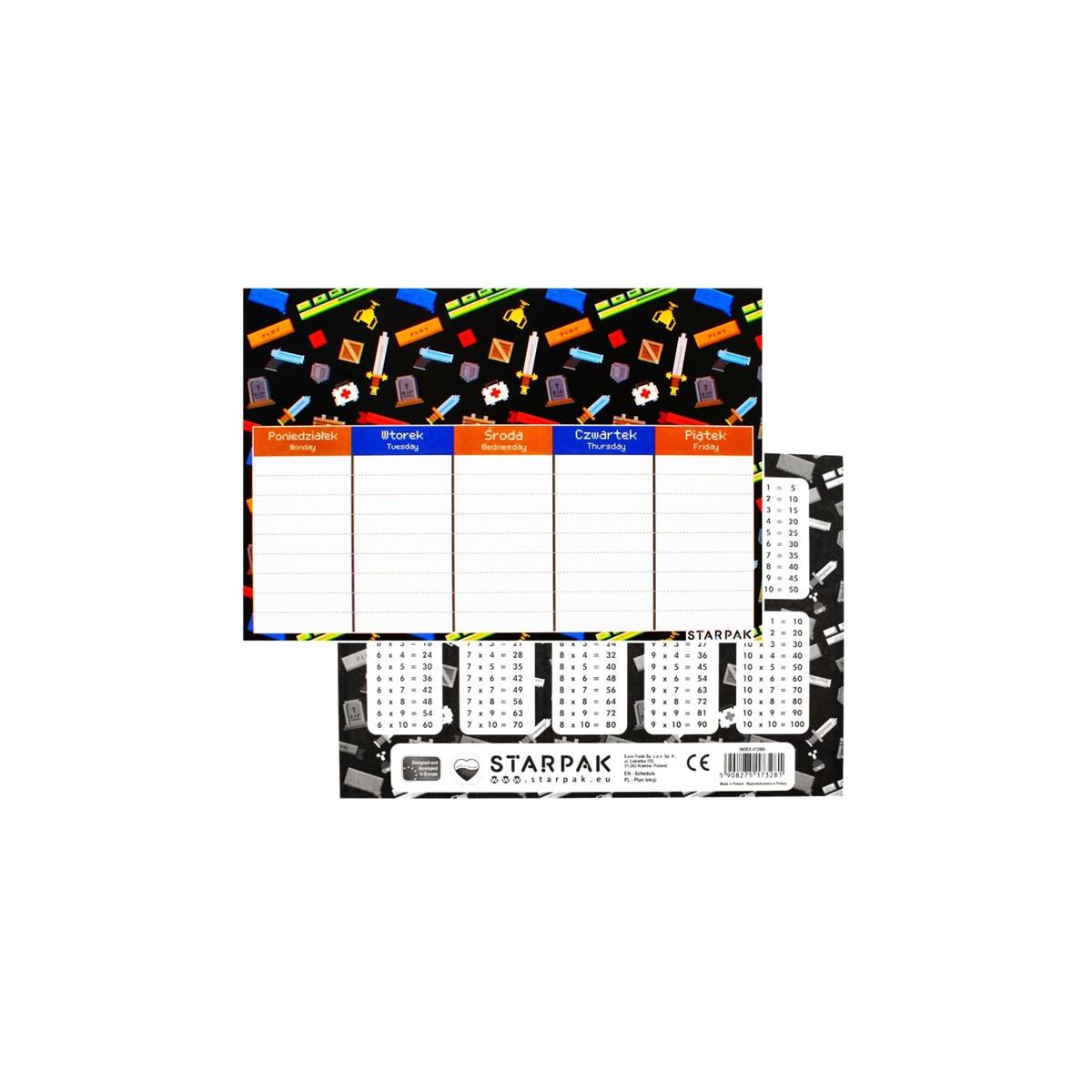 Plan lekcji Pixel Starpak (472980)