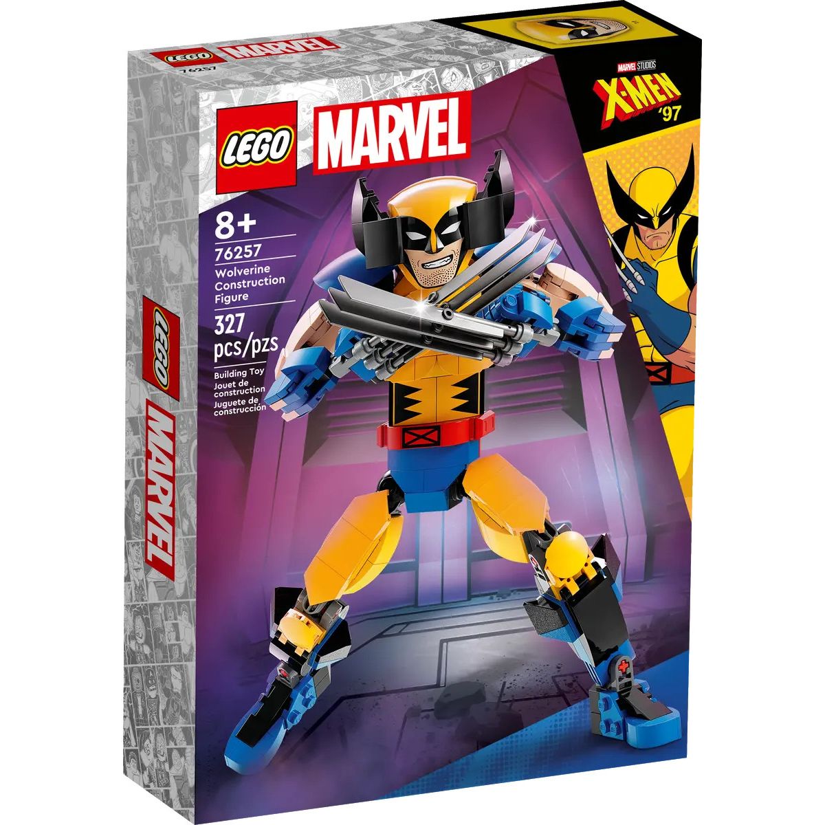 Klocki konstrukcyjne Lego Marvel Figurka Wolverine’a do zbudowania (76257)