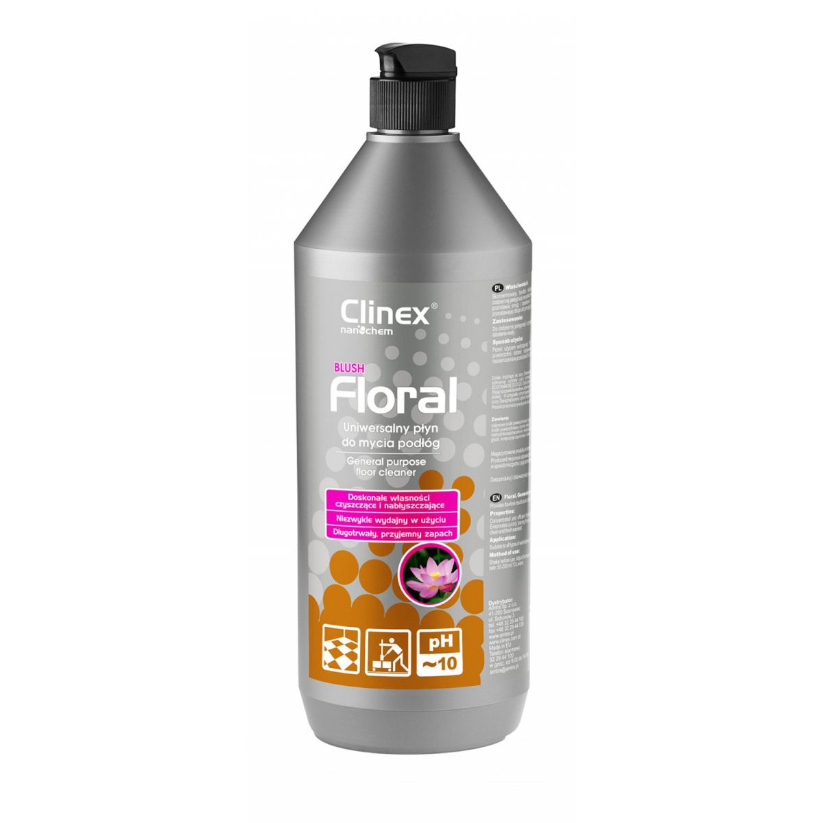 Uniwersalny płyn Clinex Floral Blush do mycia podłóg 1l (77893)