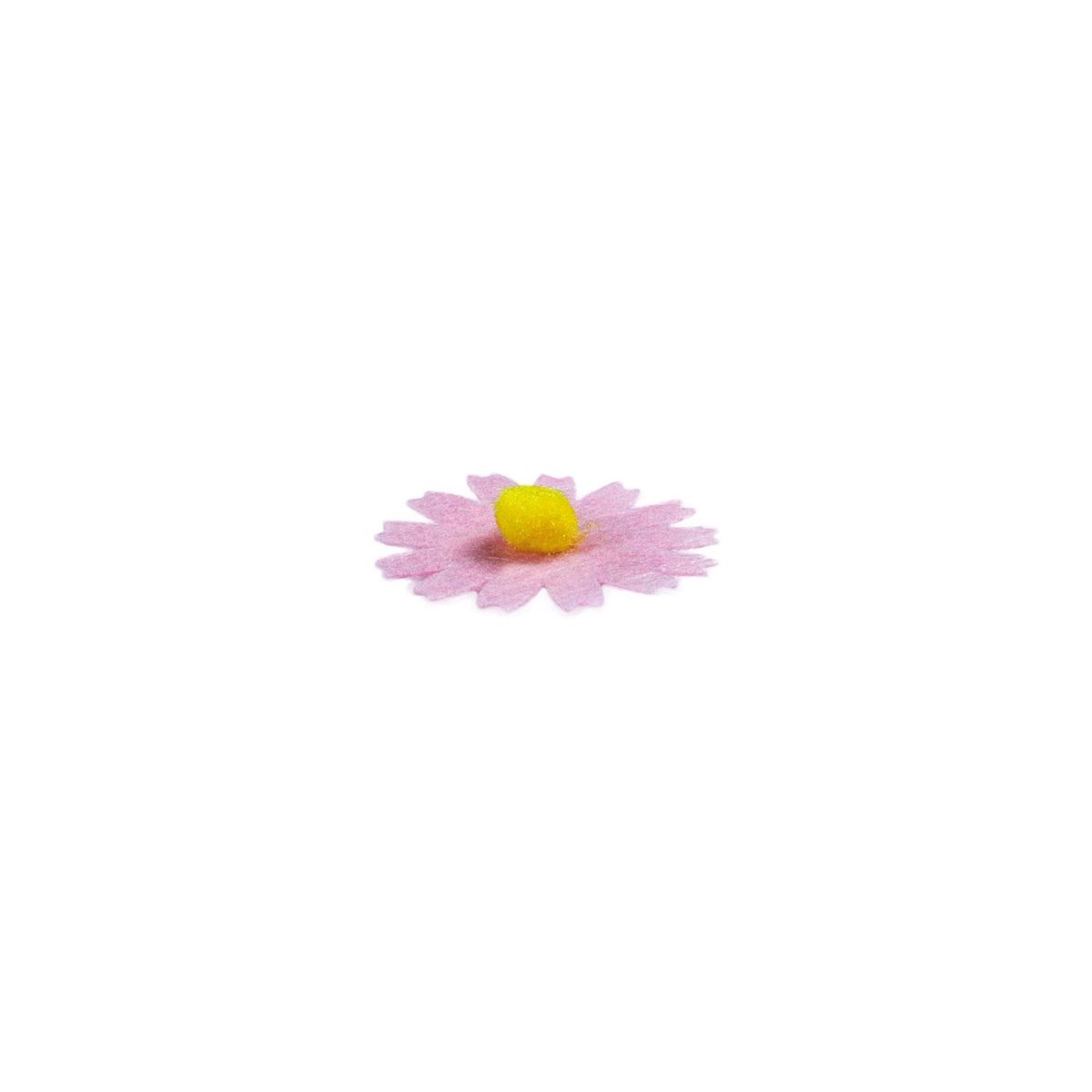 Ozdoba filcowa Titanum Craft-Fun Series kwiaty samoprzylepne (7534D)