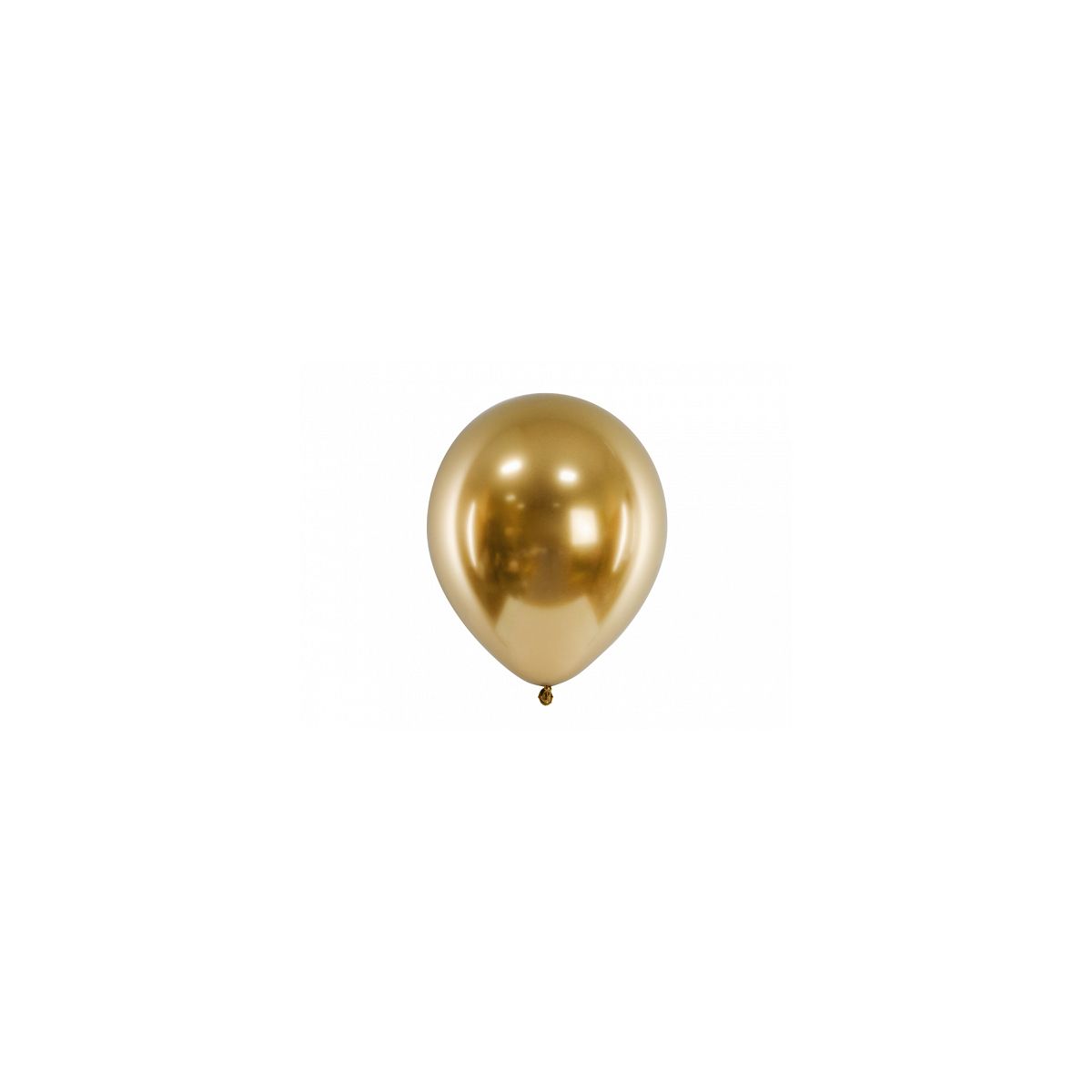 Balon gumowy Partydeco Glossy 10 szt. ZŁOTY 300mm (CHB1-019-10)