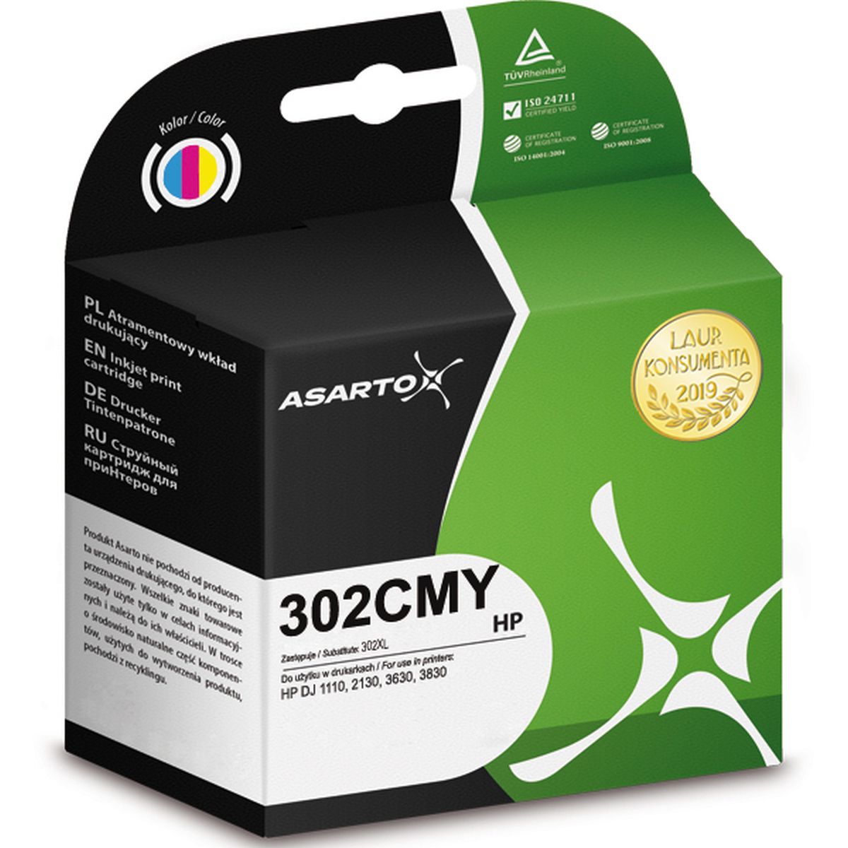 Toner alternatywny HP Asarto (AS-H302CMYXL)