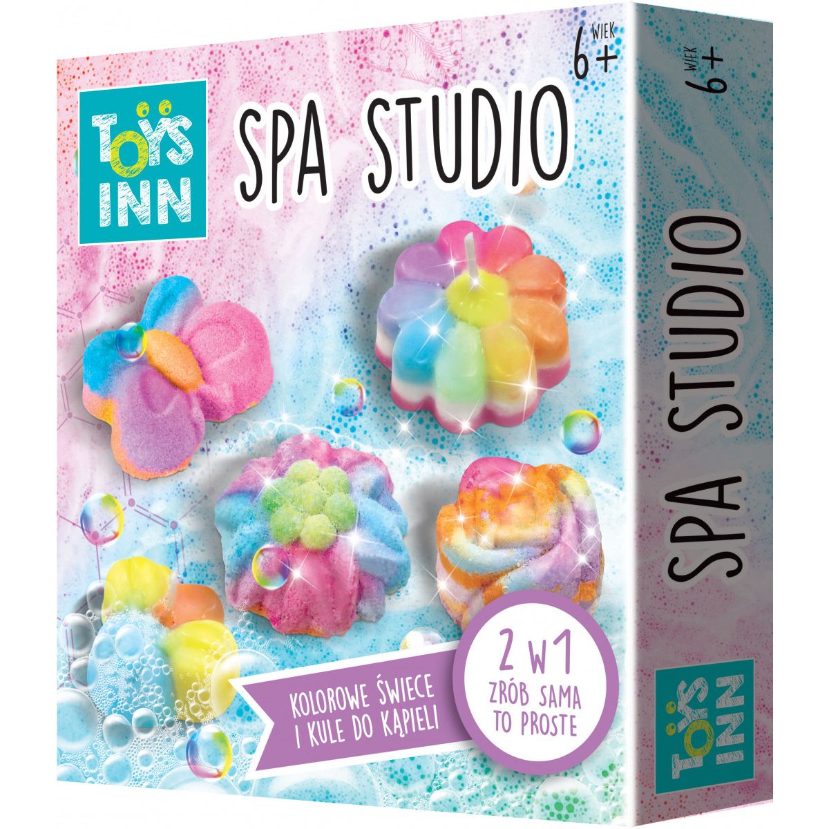 Zestaw kreatywny dla dzieci zestaw do stworzenia świec i kul do kąpieli Stnux (STN7854)