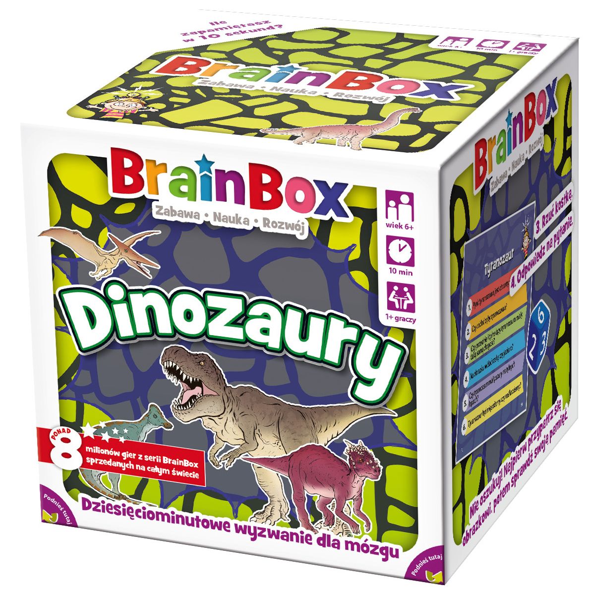Gra edukacyjna Rebel BrainBox - Dinozaury (5902650617810)
