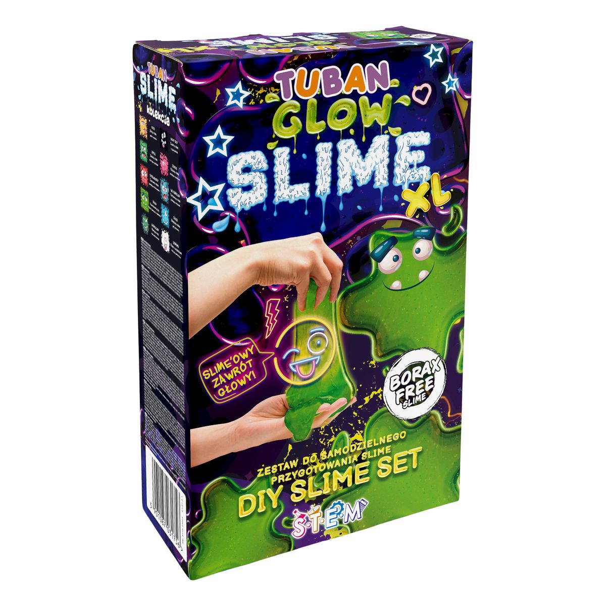 Zestaw kreatywny Tuban Super slime - Glow in the dark (TU3175)