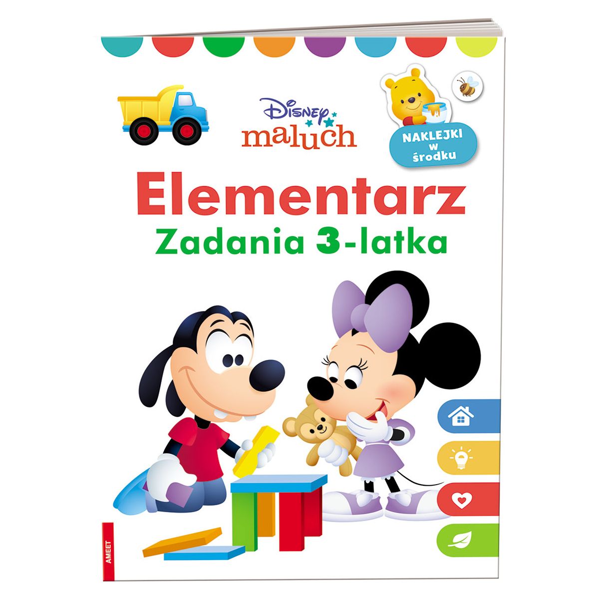 Książka dla dzieci ElElementarz. Zadania 3-latka Ameet (MCN9201)