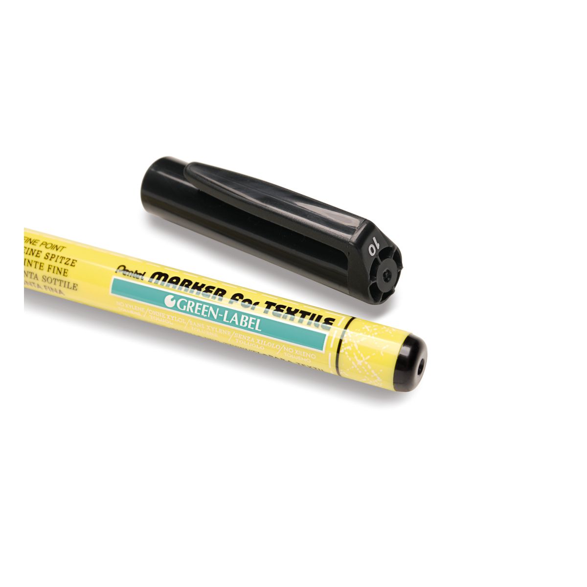 Marker specjalistyczny Pentel, czarny 0,73mm igłowa końcówka