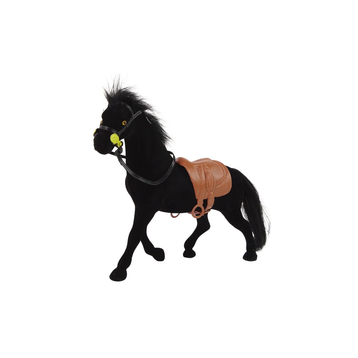 Figurka Lean koń czarny 17cm (13376)