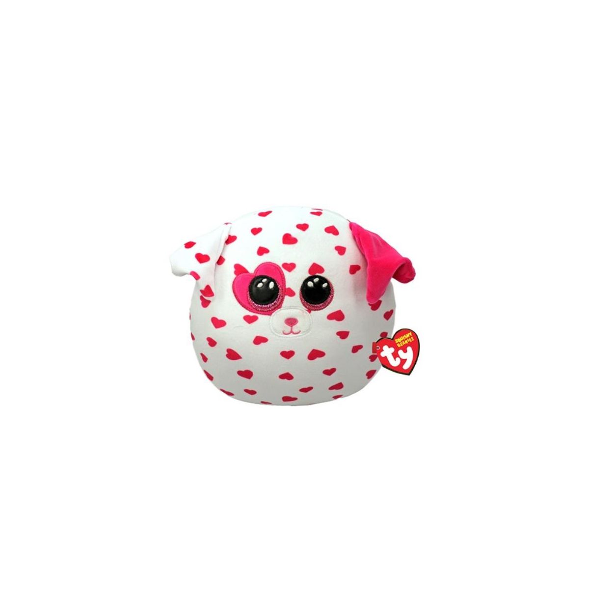 Pluszak Squishy Beanies rózowy kot z sercem [mm:] 220 Ty (TY39271)