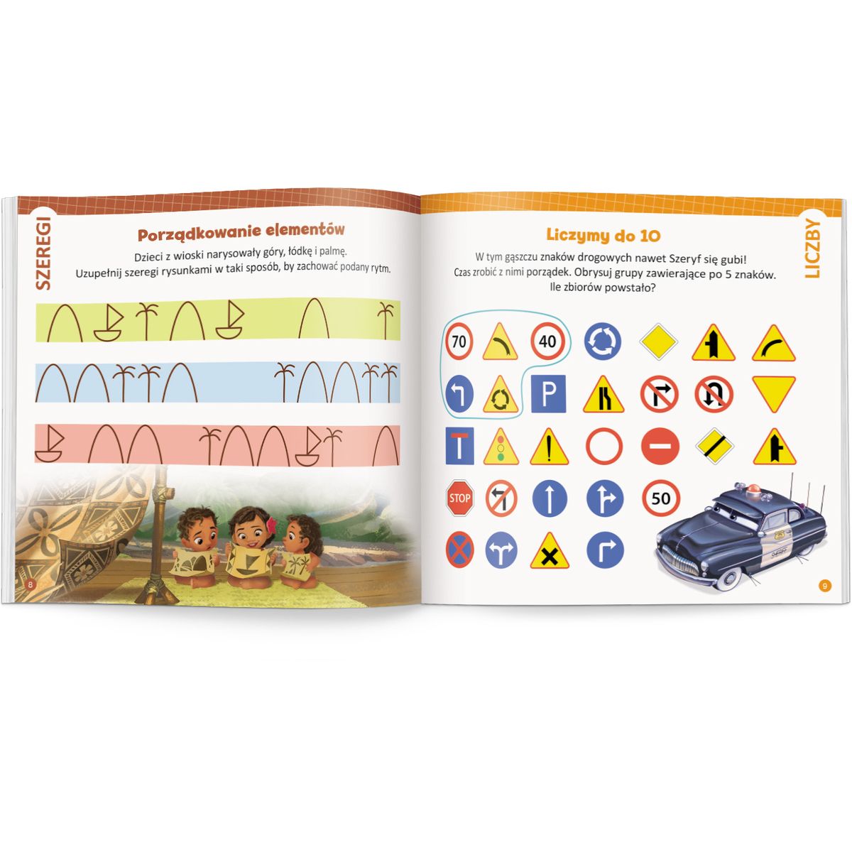 Książka dla dzieci Elementarz matematyczny. Ćwiczenia Disney Uczy. Ameet