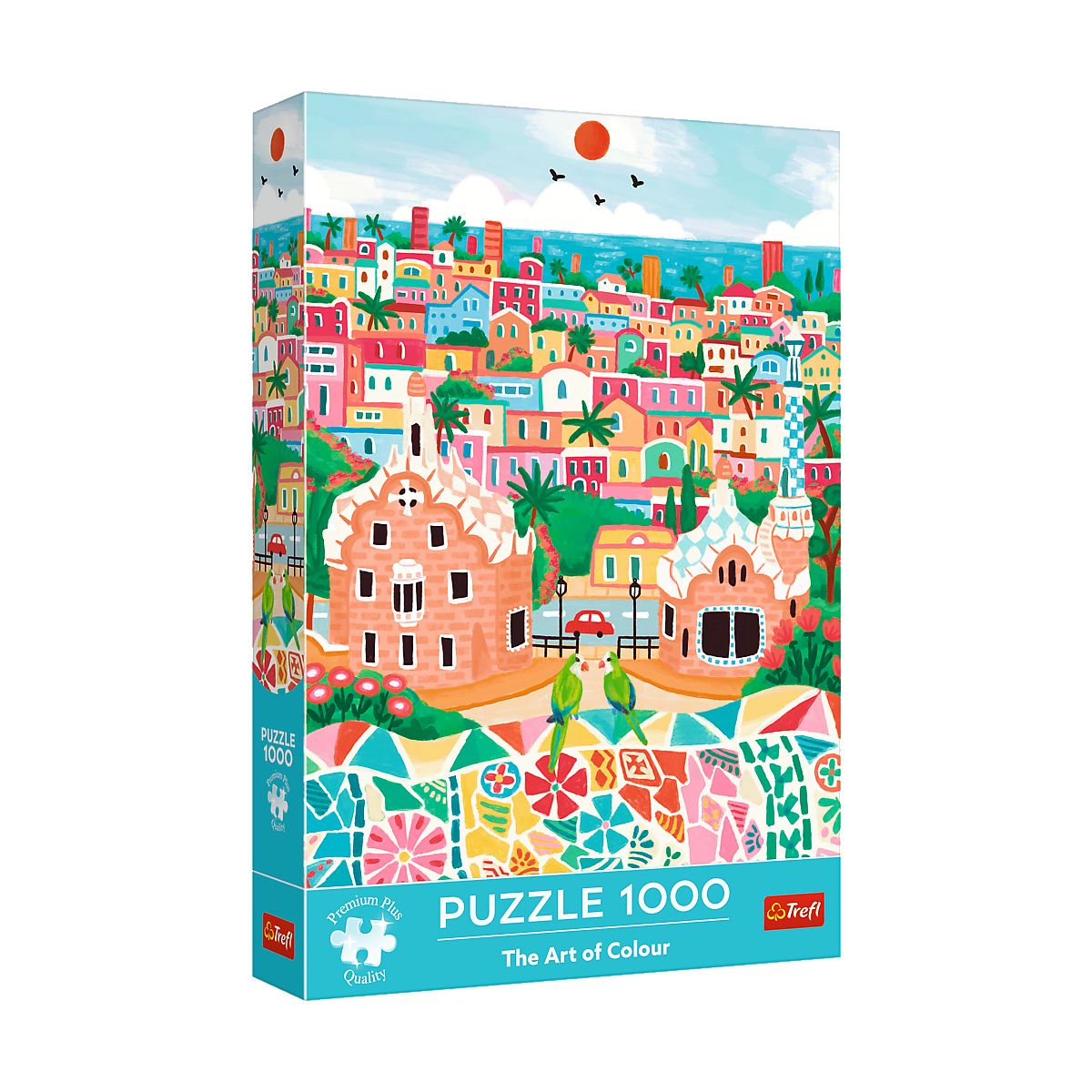 Puzzle Trefl The Art of Colour Premium Plus Barcelona, Hiszpania 1000 el. (10894)