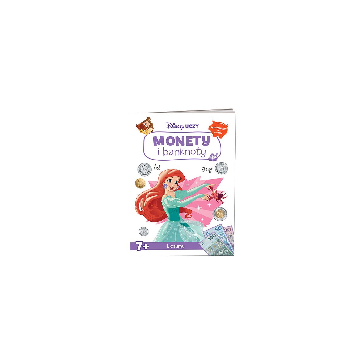 Książka dla dzieci Ameet Disney Uczy. Monety i banknoty. Disney Księżniczka (UPZ 9304)