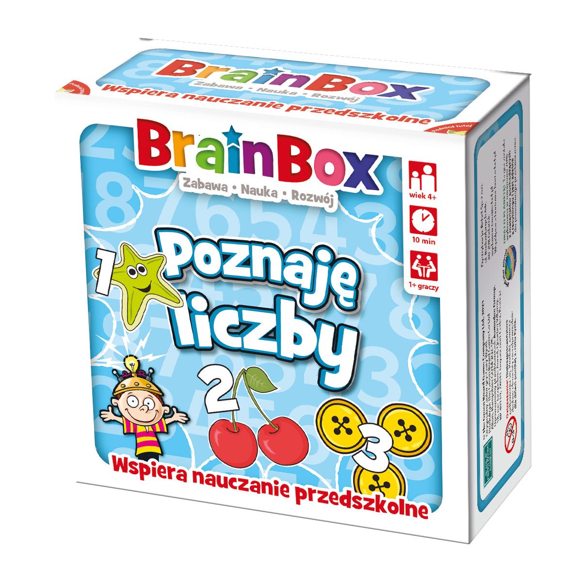 Gra edukacyjna Rebel BrainBox poznaję lidzby (5902650616721)