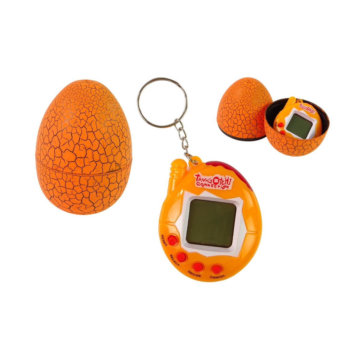 Gra elektroniczna Lean Tamagotchi w Jajku Gra Elektroniczne Zwierzątko Pomarańczowe (13409)