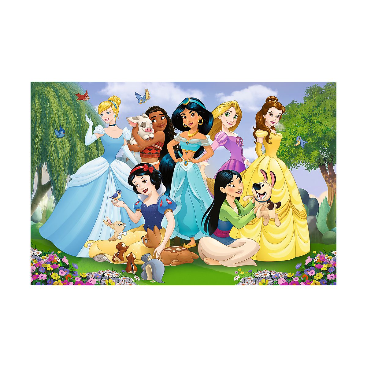 Puzzle Trefl Disney Princess XL Księżniczki w ogrodzie 104 el. (50019)