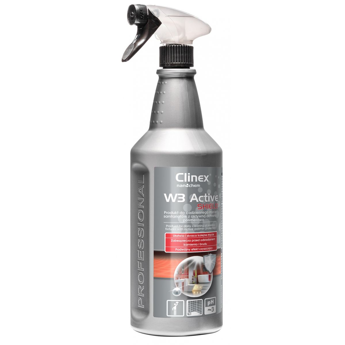 Płyn do wc Clinex Shield 1000ml (CL77708)