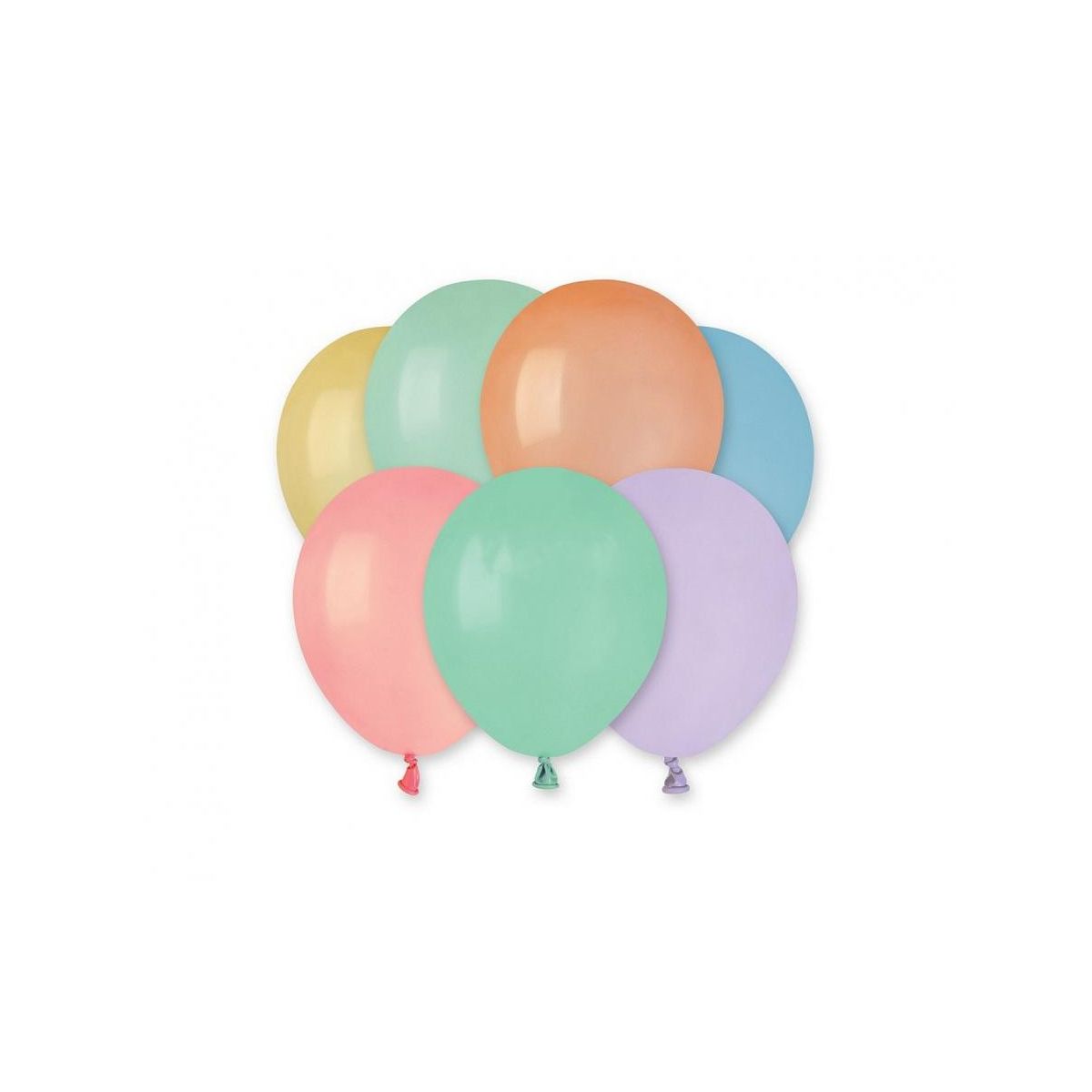 Balon gumowy Godan mix Macaron pastelowy 5cal (A50/MC)