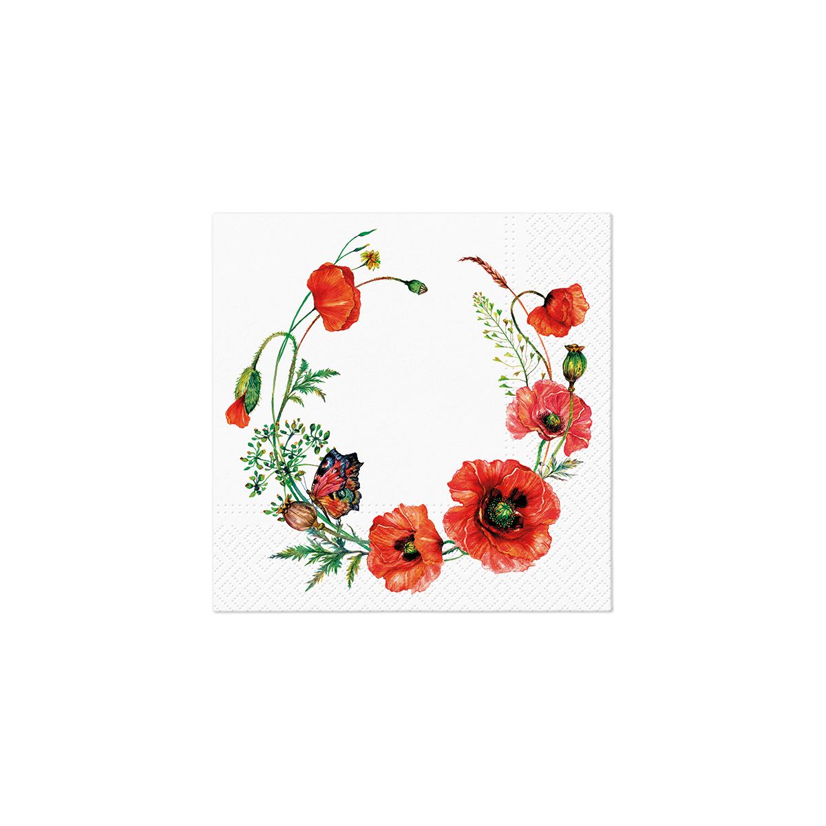 Serwetki Paw Poppy Aesthetic mix nadruk bibuła [mm:] 330x330 (TL125500)