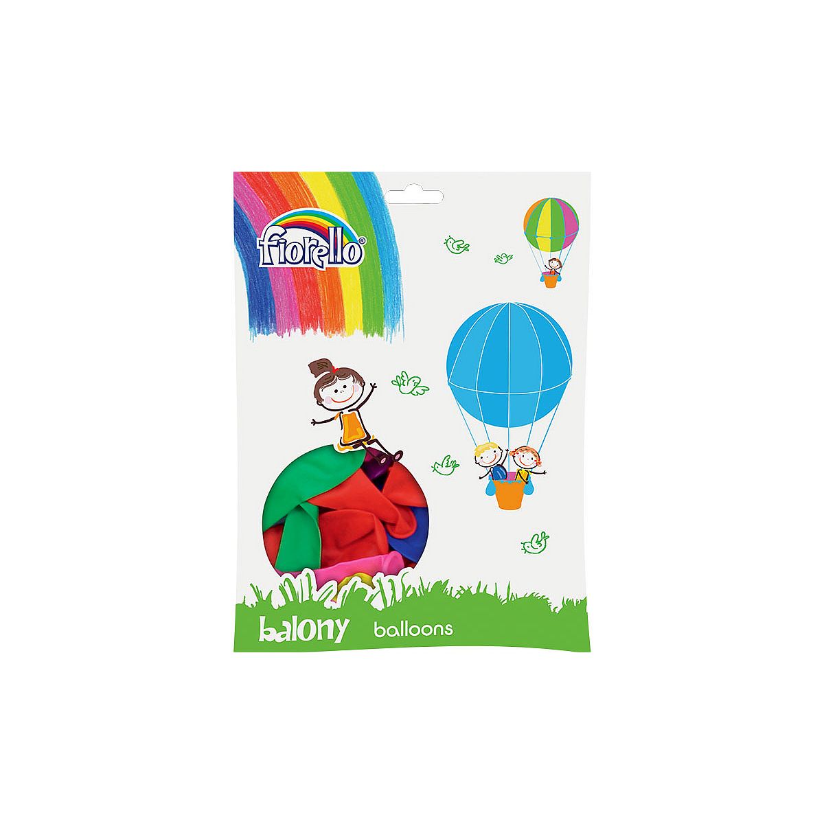 Balon gumowy metalizowany 100 szt mix 12cal (170-1681)