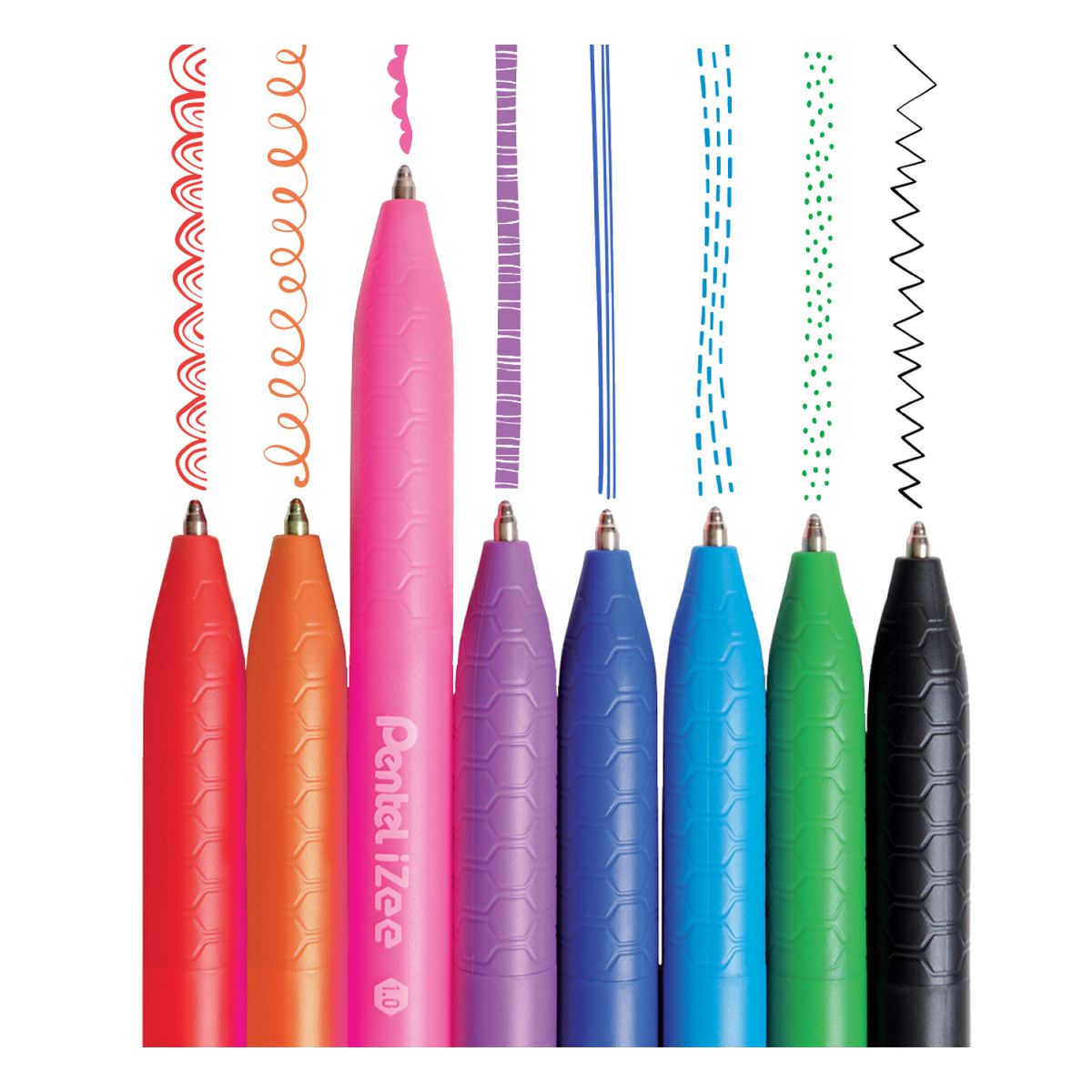 Długopis Pentel iZee różowy 0,7mm (BX467)