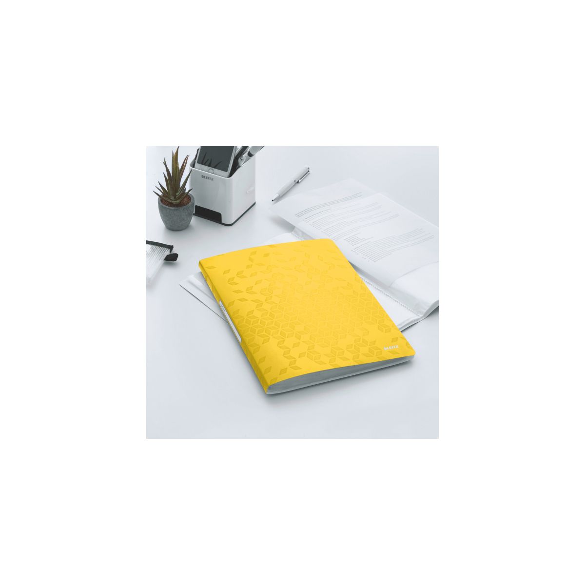 Teczka ofertowa Leitz Wow A4 kolor: żółty 20 kieszeni (46310016)