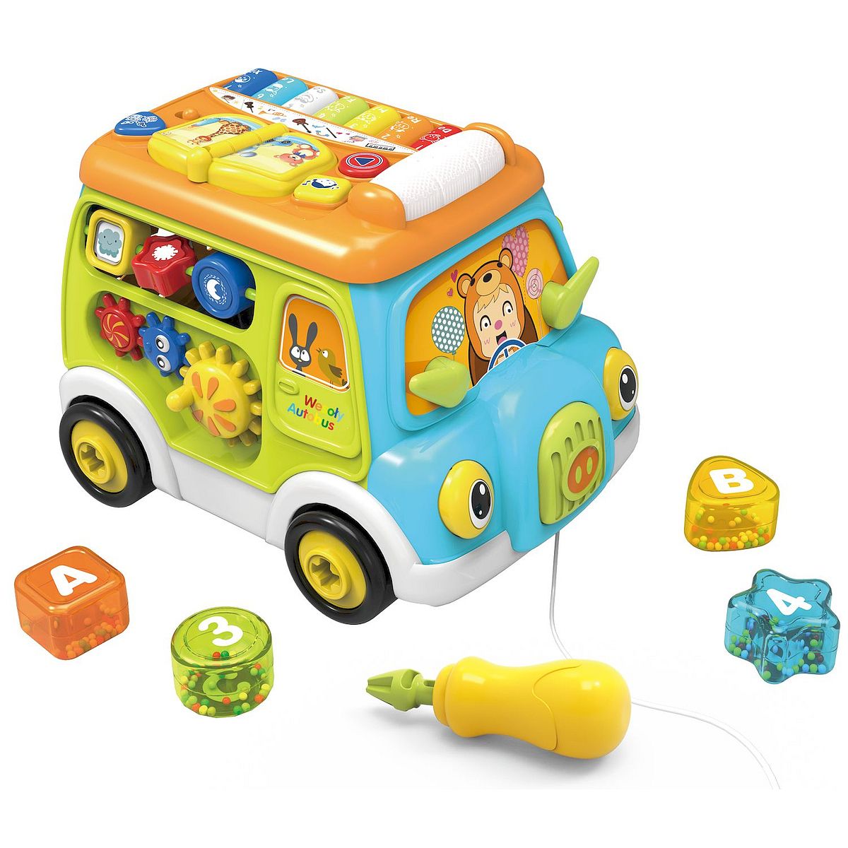 Zabawka edukacyjna wesoły autobus Anek (SP83679)