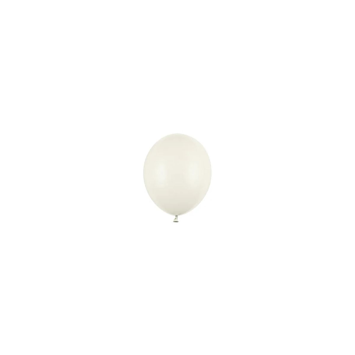 Balon gumowy Partydeco Strong, Pastel Light Cream (1 op. / 100 szt.) kremowy 270mm (SB12P-079J)