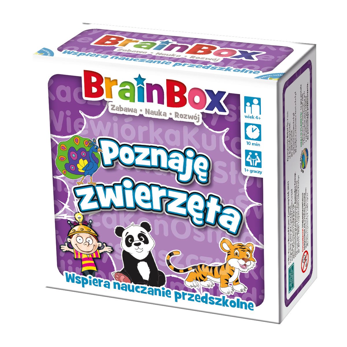Gra edukacyjna Rebel BrainBox poznaję zwierzęta (5902650616684)