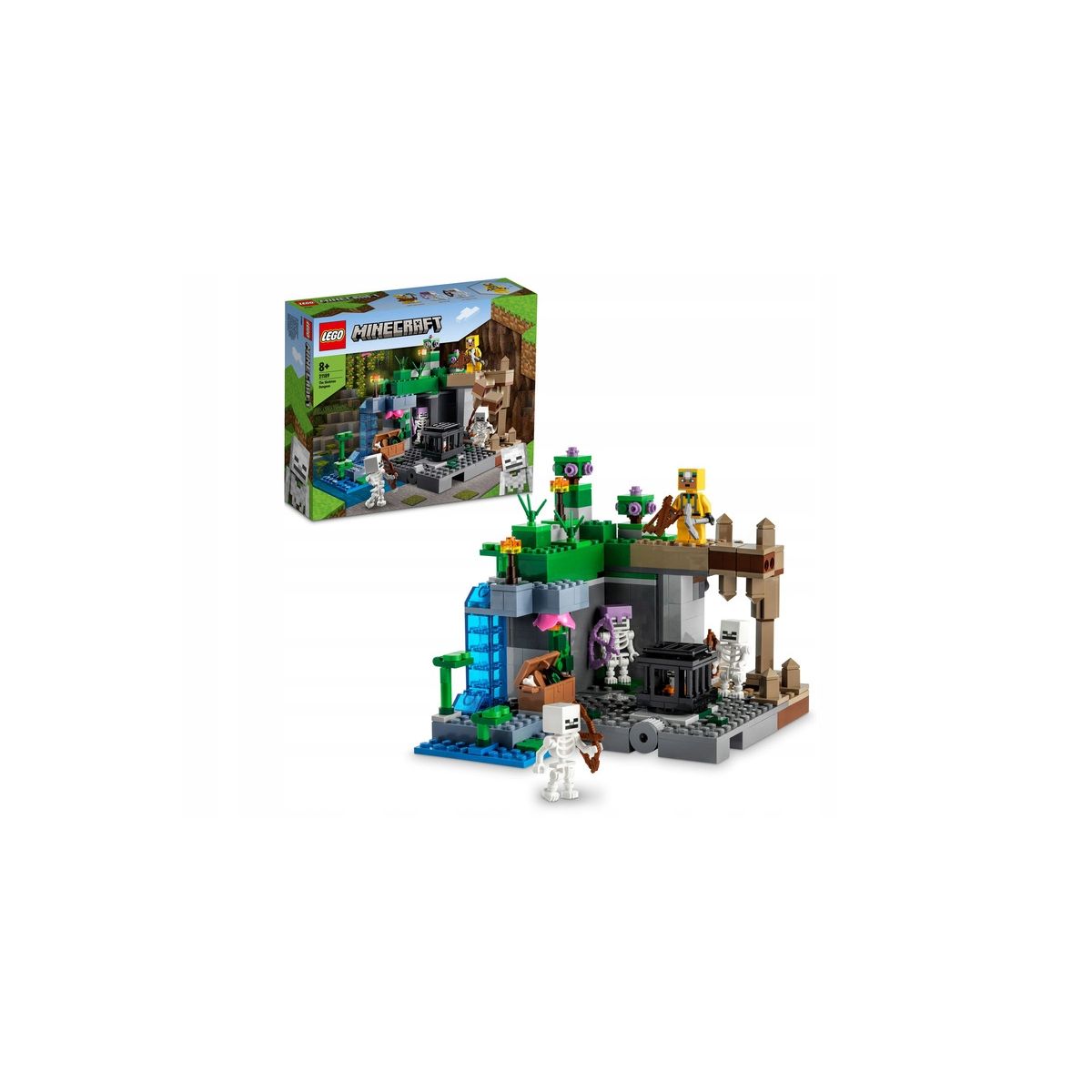 Klocki konstrukcyjne Lego Minecraft lochy szkieletów (21189)