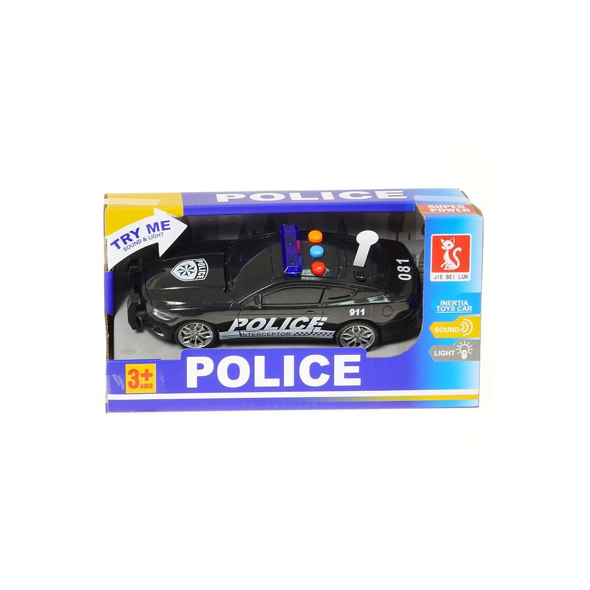 Samochód  policyjny światło i dźwięk Adar (567603)