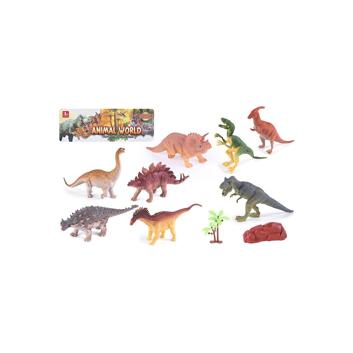 Figurka Adar 8 szt. dinozaurów (356689)