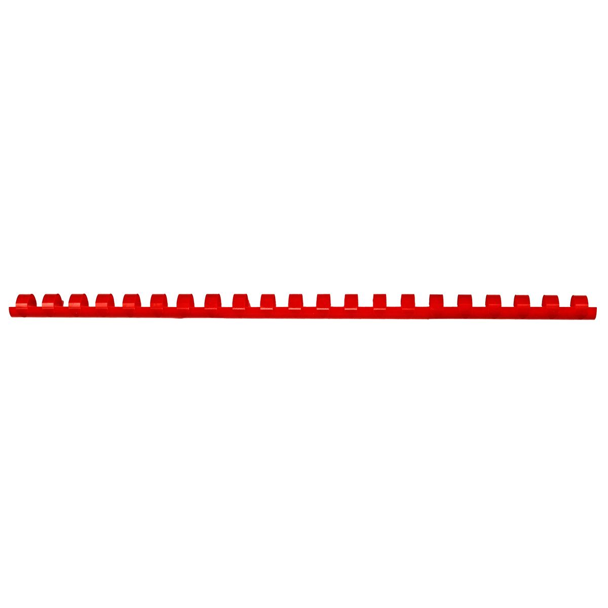 Grzbiety do bindowania A4 czerwony plastik śr. 12mm Titanum
