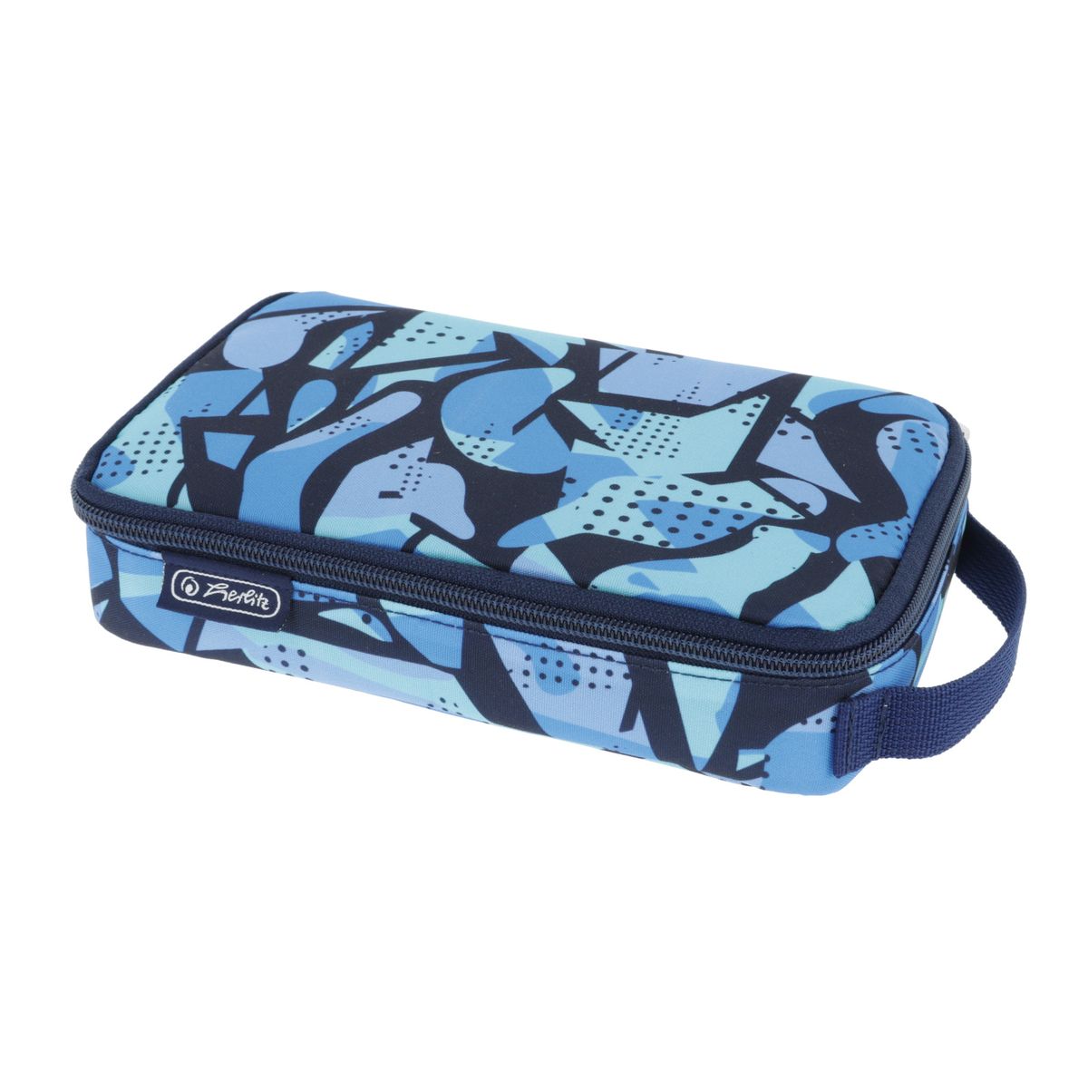 Piórnik Herlitz kosmetyczka 2 Go Camo Blue (50043576)