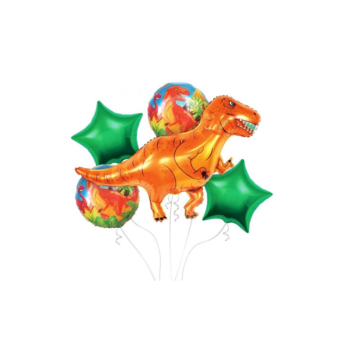 Balon foliowy Godan zestaw Dino, 5 szt (BZ-HDIN)