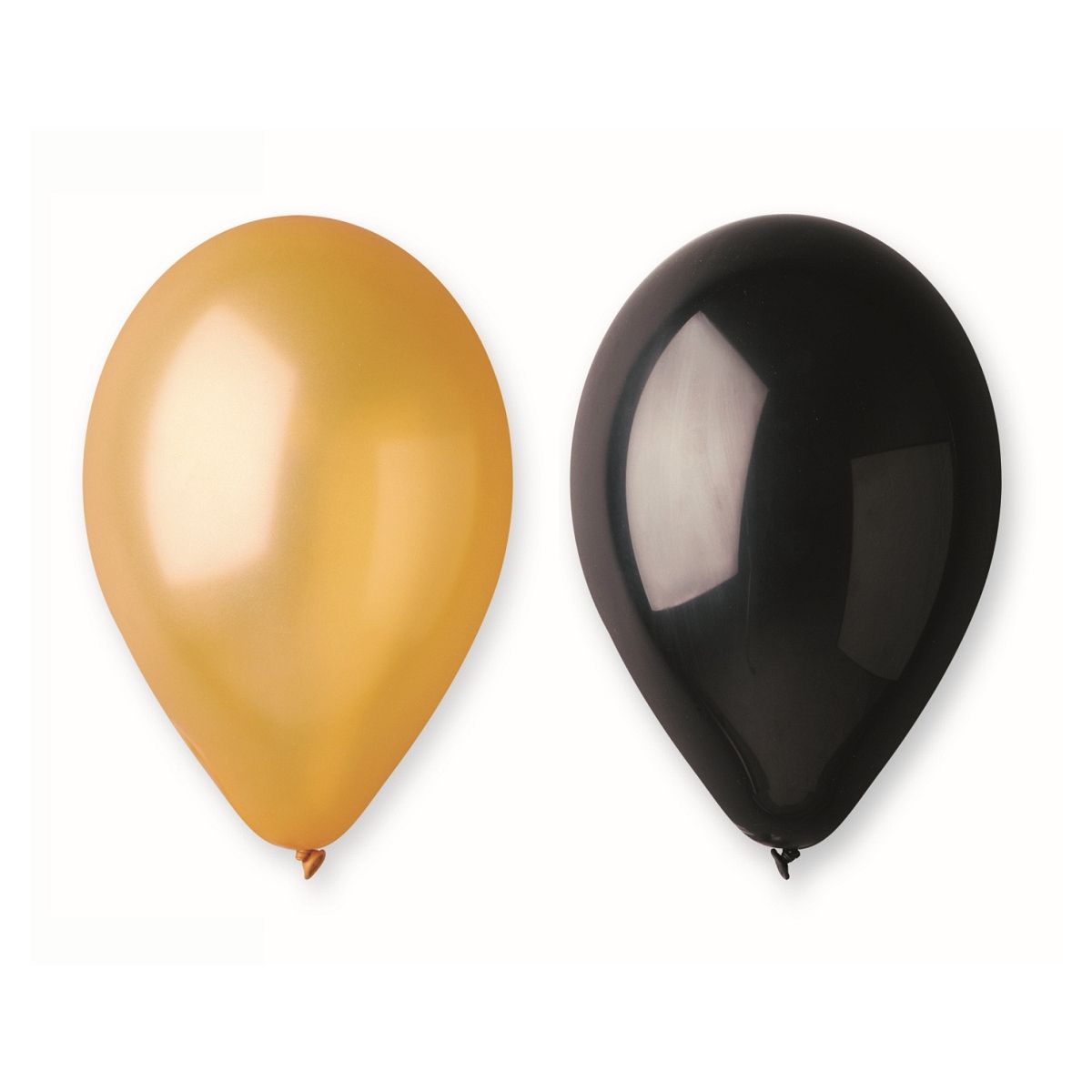 Balon gumowy Godan Beauty&Charm 3 złote, 2 czarne 5szt. 300mm 12cal (CB-3Z2C)