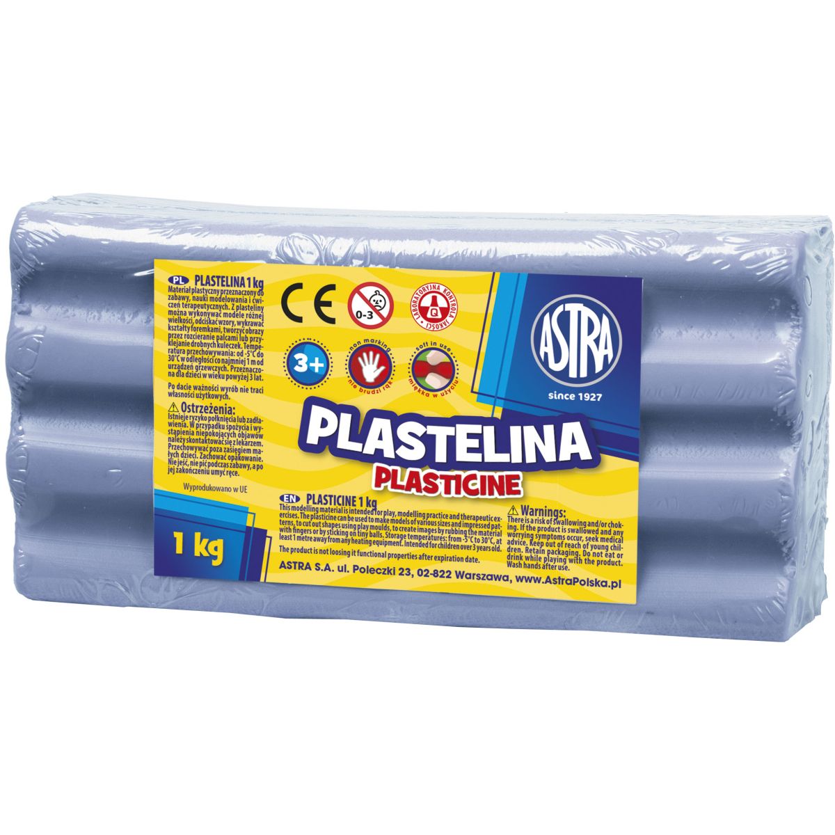 Plastelina Astra 1 kol. oliwkowa 1000g